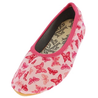 Beck Mädchen Papillon Gymnastikschuhe, Pink, 32 EU