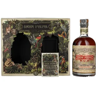 Don Papa 7 Years Old Single Island Rum 40% Vol. 0,7l in Geschenkbox mit Spielkarten