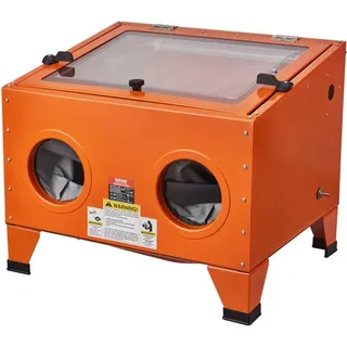 Vevor - 25-Gallonen-Sandstrahlkabine, 40–120 psi tragbare Tisch-Sandstrahlkabine, robuster Sandstrahler aus Stahl mit Strahlpistole und 4
