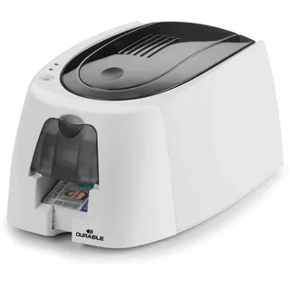 Durable Kartendrucker (Duracard ID 300 EU, inkl. 100 Plastikkarten und 1 Stück, farbe
