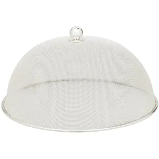 Edzard Schutzhaube Classic, Durchmesser 30 cm, Höhe 16 cm, edel versilbert, anlaufgeschützt - Speiseschirm, Fliegenhaube