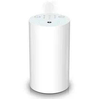 Lnopever Aroma Diffuser für Ätherische Öle,Diffuser ätherische öle kabellos,Aromatherapy Diffuser,10/30/90s Spray Einstellung,with Timer Function, Hält 48 h,Super leise für Auto,Zimmer,Büro(Weiß)