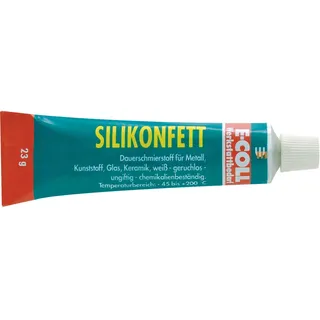 E-COLL Silikonfett 23g Tube, weiß