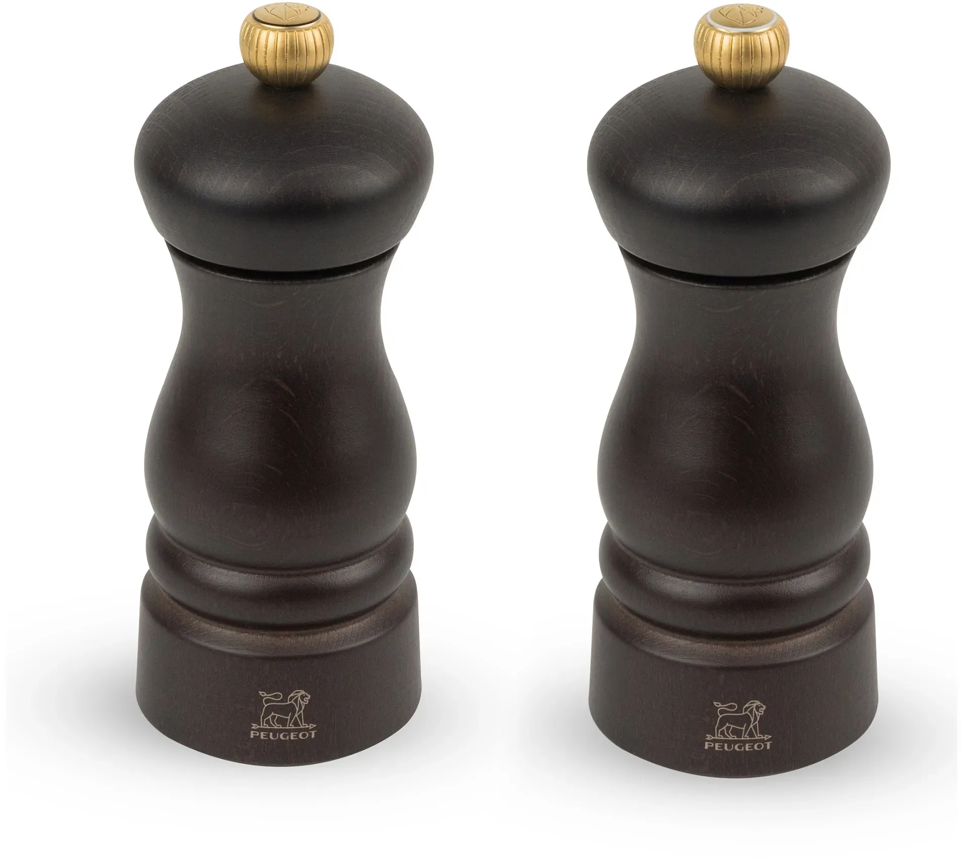 PEUGEOT 2er-Set CLERMONT Salz- und Pfeffermühle 13 cm schokolade