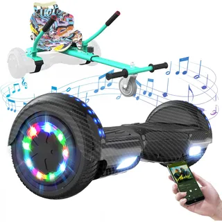 Hoverboard und Hoverkart Gyropod 6,5 Zoll RCB-WJ1 schwarz|grün 40-66 cm