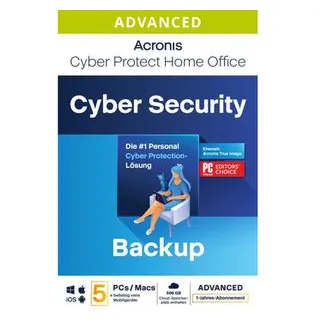 Acronis Cyber Protect Home Office Advanced 5 PC Jahresabonnement