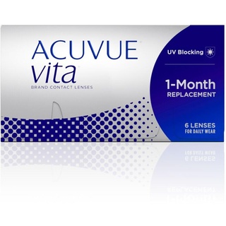 Acuvue Johnson & Johnson Acuvue Vita (6er Packung) Monatslinsen -5 dpt – BC 8.8) mit UV-Schutz