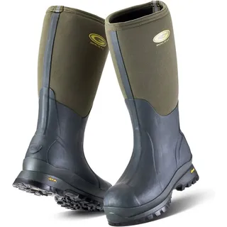 Grubs Gummistiefel Snowline Wellies Green-42 | 8