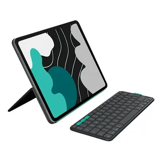 Logitech Flip Folio für iPad Pro 13 Zoll (M4) und Air (M2 M3) Case mit Tastatur Graphite