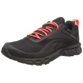 Reebok Ridgerider 6 GORE-TEX Sneaker, Core Black/Pure Grey 8/Orange Flare, 41