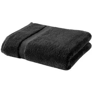 CASANOVA Duschtuch schwarz - schwarz - BL 70x140 cm
