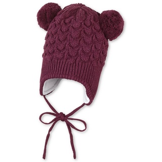 Sterntaler® Strickmütze Sterntaler® Bommelmütze Struktur (1-St) 43 cm