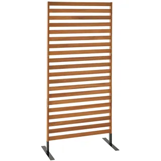 sweeek - Paravent aus Holz, 80 Cm, Innen/außen