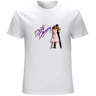 Dirty Dancing T Shirts Women's Short Sleeve Female Tops Tees Harajuku Vintage Streetwear Hip-Hop Tops Summer T-Shirts T-Shirt White L - L