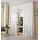 Woltu 2er-Set Gardine Schlaufenschal transparent Leinenoptik weiß 140x225 cm Woltu
