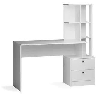 Vicco Schreibtisch Denton Weiß, 136 x 55 cm,