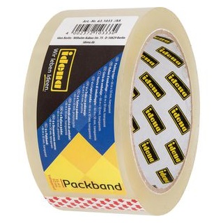 IDENA Packband geräuscharm, transparent, 5cmx66m