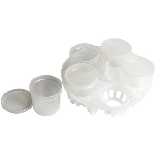 Instant Pot Yogurt Set Joghurt-Maker Becher, glas, farblos