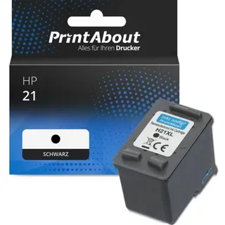 Druckerpatrone kompatibel mit HP 21 (C9351AE) - Schwarz