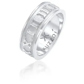 KUZZOI Ring 925 Sterling Silber Zahlen, Zahl in Silber | Gr.: 60