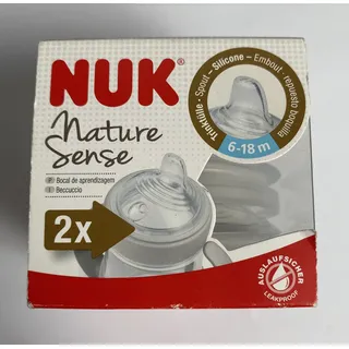 NUK Nature Sense Silikon-Sauger, für 6-18 Monate, , 2 Stück