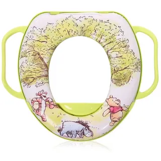 Lorelli Toilettensitz Comic mit Handgriffen, weich gepolstert, Spritzschutz, Farbe:hellgrün