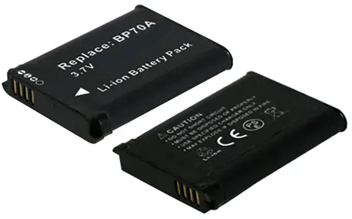 Akku für Samsung WB 35F, Typ BP70A, EA-BP70A, 500 mAh