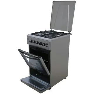 GASLINE Gas Standherd 50cm SHGG5060AZU 4 flammig, Gasbackofen Grill Umluft Propangas/Erdgas