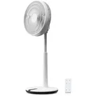 KLAMER 3D Ventilator, extra leiser DC Standventilator mit Fernbedienung, 12 Geschwindigkeitsstufen, Schlaf- und Eco-Modus, automatische vertikale und...