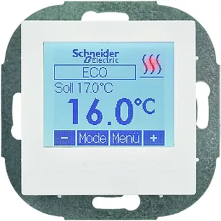 Elso ELG176294 Programmierbarer Universal Temperatur Regler Einsatz mit Display reinweiß