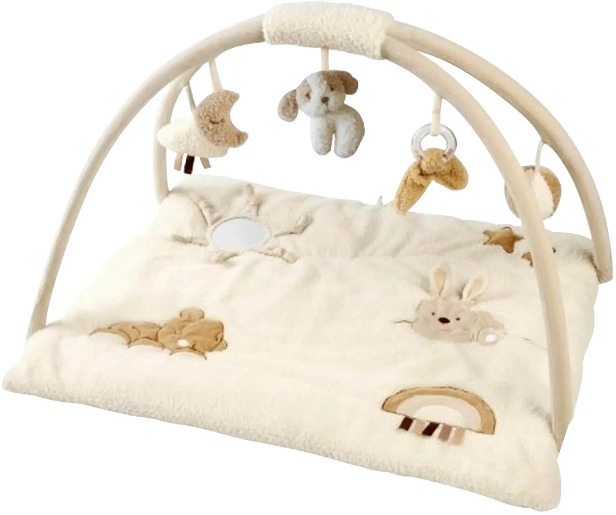 Nattou Spielbogen mit Krabbeldecke TEDDY, beige