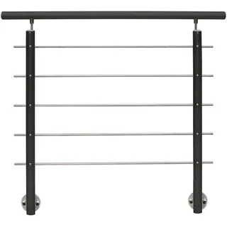 TREBA Geländer-Set AB9 150 cm Aluminium Anthrazit