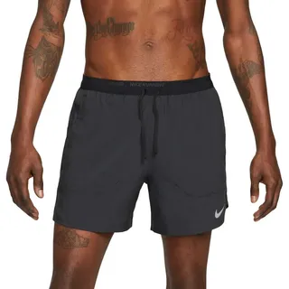 Nike Dri-FIT Stride 5" Brief-Lined Laufshorts Herren black/black/reflective silv M