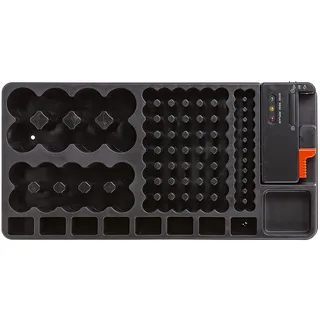 VFM Batterie-Organizer mit abnehmbarem Tester