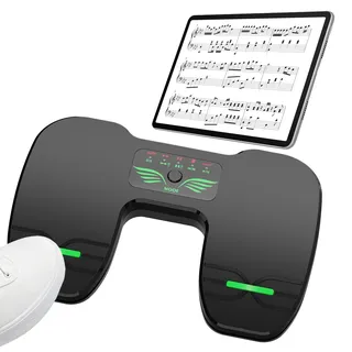 Bluetooth Page Turning Pedal: Bluetooth Fußschalter - Wiederaufladbare Musik Lese Controller für Tablets Smartphones