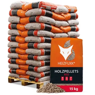 Heizfuxx Holzpellets Red 15 kg x 65 Sack 975 kg Palette