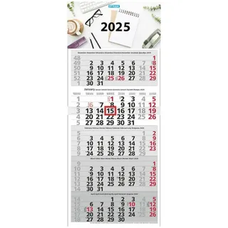 Stylex Monatskalender 2025/5-Monatskalender/Bürokalender/Wandkalender