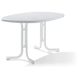 weiß/marmordekor weiß oval