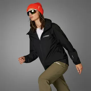 Adidas Terrex Multi Essentials 2 Layer Rain Jacket, black, M