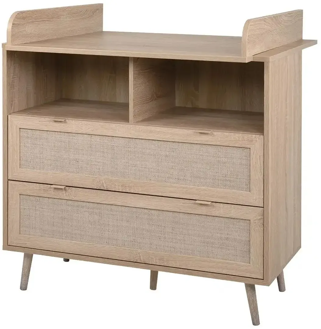 Wickelkommode   ¦ holzfarben ¦ Maße (cm): B: 100 H: 105 T: 77.5