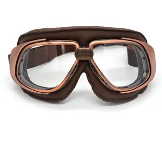 evomosa Motorradbrille Vintage Pilotenbrille Cruiser Scooterbrille Outdoor Sandbrille Bike Racer Cruiser Touring Eyewear