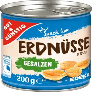 Gut&Günstig geröstet & gesalzen Erdnüsse 200,0 g, 1 St.