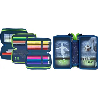 Scooli "Tripledecker, Team Player", Kinder, blau