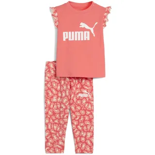 Puma MINICATS ESS ANIMAL Tee and Leggings Set INF Gestrickte Anzüge, Peach Frost, 104