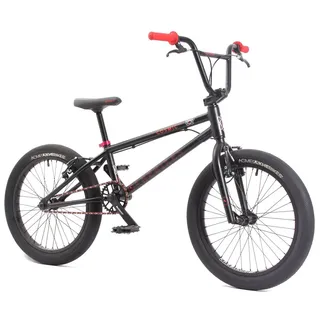 KHE BMX Fahrrad Kinder Alu COSMIC AL 20 Zoll 10,6kg schwarz|rot NO SIZE