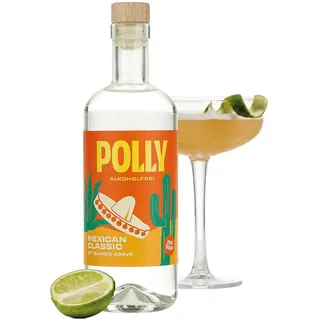 POLLY Mexican Classic | Alkoholfreie Alternative inspiriert von Tequila | 500 ml | ohne Zucker & künstliche Aromen, vegan, glutenfrei | perfekte Basis für alkoholfreie Cocktails