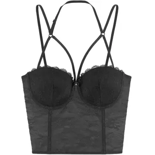 PETITE FLEUR GOLD Corsage Damen schwarz Gr.85 Cup B