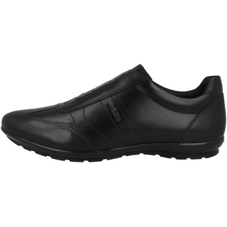 GEOX Herren Uomo symbol Schuhe,Schwarz,41.5 EU