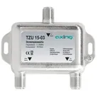 Axing TZU15-03 Stromeinspeiseweiche, 5-2400 MHz, max. 18 V, 750 mA, F-Anschlüsse TZU01503