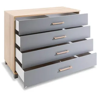 Paidi Wickelkommode Liam Holz Braun Eiche-Nebraska